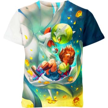 Pixel Fusion Gardevoir x Frisk Multi color DQS Shirt