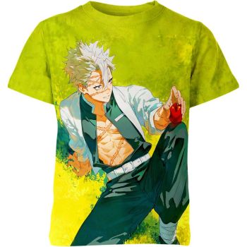 Resolute Demon Hunter Shinazugawa Sanemi Demon Slayer Shirt
