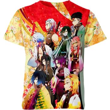 Rainbow Dreams Demon Slayer Shirt - Colorful and Whimsical