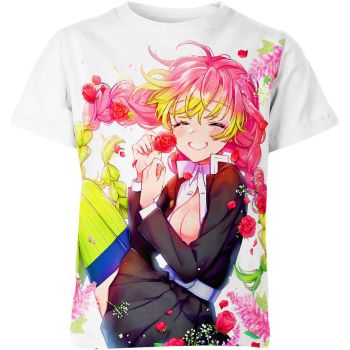 Blissful Serenity - Kanroji Mitsuri From Demon Slayer Shirt in Pure White