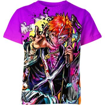 Ichigo Kurosaki From Bleach Shirt - Mystical Amethyst!