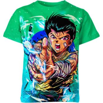 Spirit Detective - Forest Green Yusuke Urameshi Shirt