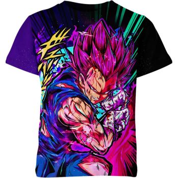 Regal Saiyan Majesty - Royal Purple Vegeta Shirt