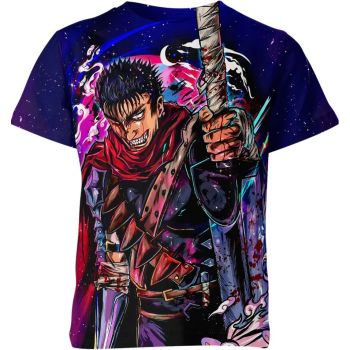 Guts From Berserk Shirt - Azure Bladesman
