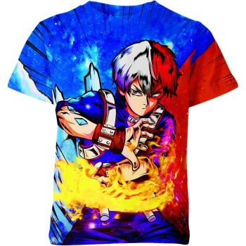 Scorching Rebellion Shoto Todoroki My Hero Academia Shirt