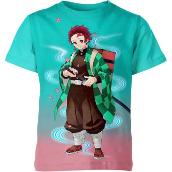 Tanjiro From Demon Slayer Shirt - Teal