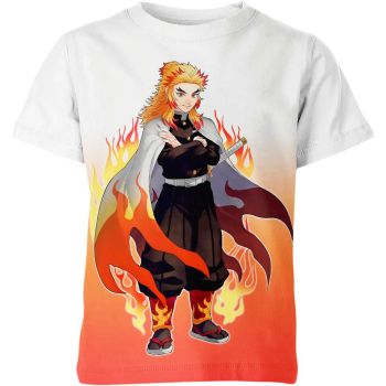 Blazing Flames: Rengoku From Demon Slayer Shirt