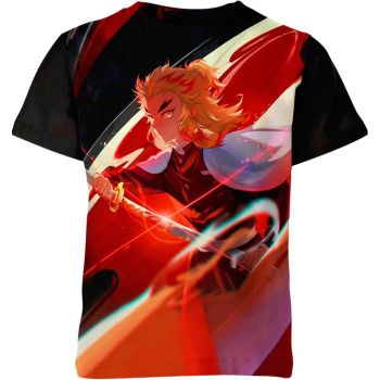 Resolute Guardian: Rengoku From Demon Slayer Shirt