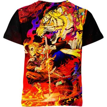 Scarlet Spirit: Rengoku Kyoujurou From Demon Slayer Shirt