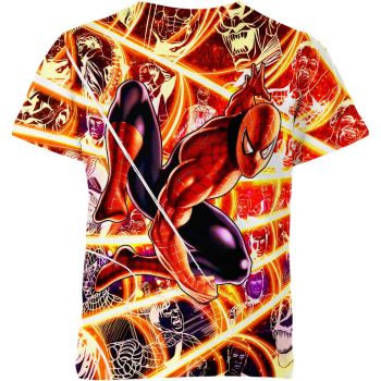 Spectacular Red Spider-man Man Shirt