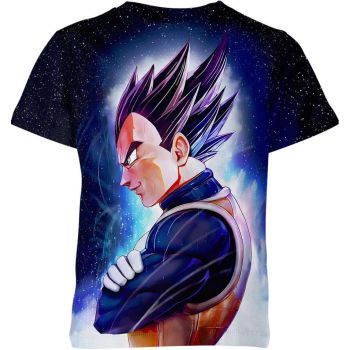 Ebon Saiyan Legacy - Ink Black Vegeta Shirt