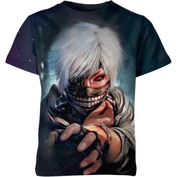 Ghoul's Struggle - Ken Kaneki From Tokyo Ghoul Shirt in Pure White