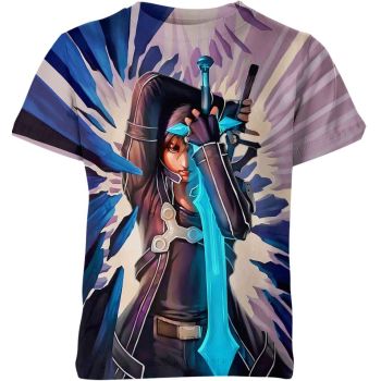Kirito's Epic Quest - Vibrant Sword Art Online Multicolored Shirt