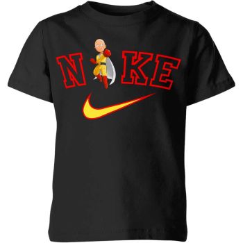 Saitama from One Punch Man Shirt - Black