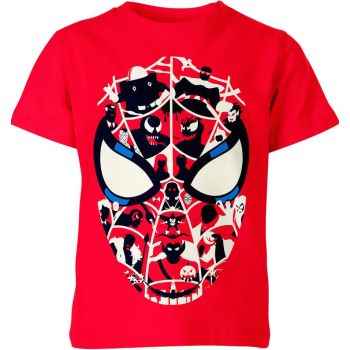 3D Spidey Sensation: Casual and Stylish Spider-man Man T-Shirt in Red