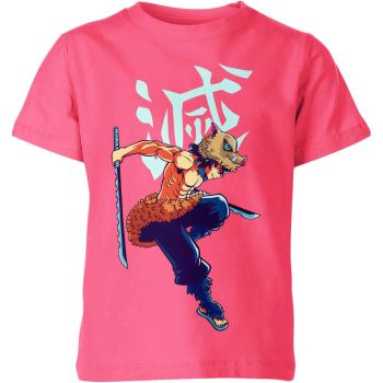 Inosuke Hashibira From Demon Slayer Shirt - Blushing Blossom Warrior!