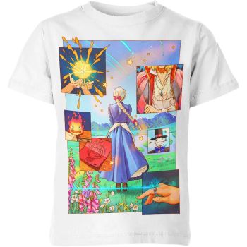 Howl's Moving Castle from Studio Ghibli Shirt - Pure White Magic!