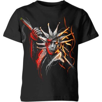 Unyielding Soul - Onyx Black Zaraki Kenpachi Shirt