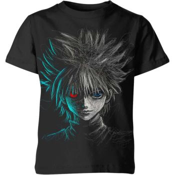 Stealthy Shadows - Killua Zoldyck from Hunter x Hunter Shirt in Black