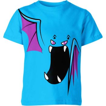 Golbat From DQS Night Glider Shirt Embrace the Mystical Blue