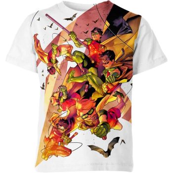Be a Legend Like Robin - White Robin From Batman Shirt - Robin: The legendary figure in Gotham