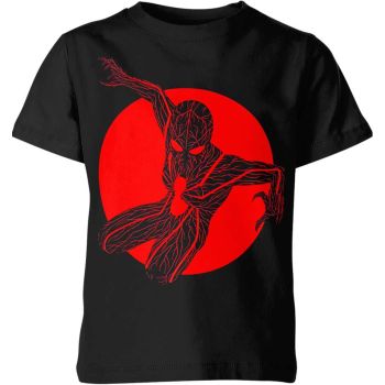 Galaxy of Heroes: Soft and Fashionable Spider-man Man T-Shirt in Black