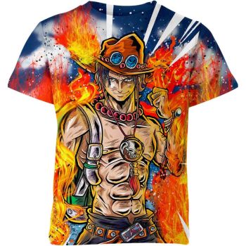 Portgas D Ace: Kaleidoscope of Colors Shirt