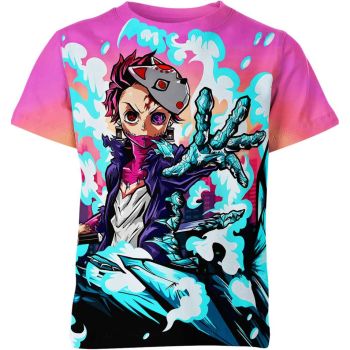 Dabi X Tanjiro Kamado From Demon Slayer Shirt - Multicolor