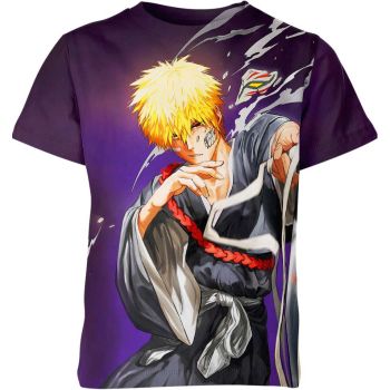 Ichigo From Bleach Shirt - Purple Soul Reaper!