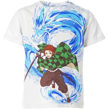 Tanjiro From Demon Slayer Shirt - White
