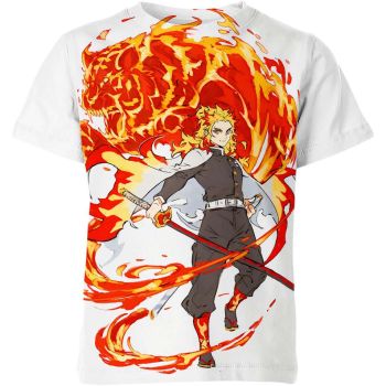 Scarlet Devotion: Rengoku From Demon Slayer Shirt