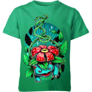 Verdant Overgrowth - Lush Green Venusaur Shirt