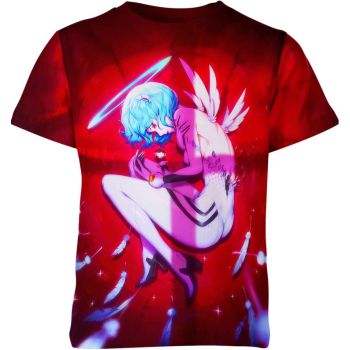 Passionate Crimson: Rei Ayanami From Neon Genesis Evangelion Shirt