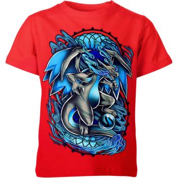 Dynamic Blue Mega Charizard From DQS Shirt