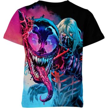 Puzzle Venom - Venom Face Puzzle T-Shirt in Multicolor