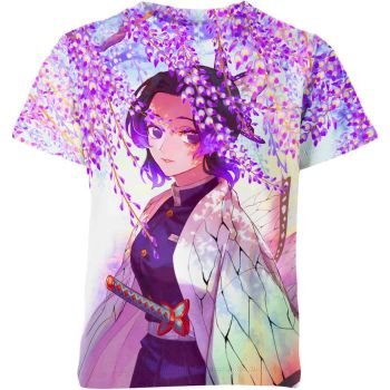 Kochou Shinobu From Demon Slayer Shirt - Enchanting Purple