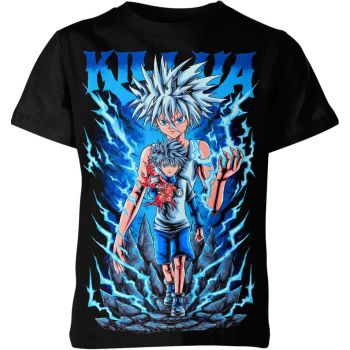 Stealthy Shadow - Killua From Hunter X Hunter Shirt in Black