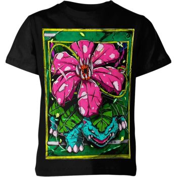 Shadowy Forest Guardian - Mysterious Black Venusaur Shirt