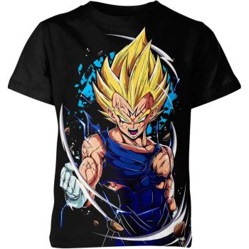 Obsidian Saiyan Dominance - Deep Black Vegeta Shirt