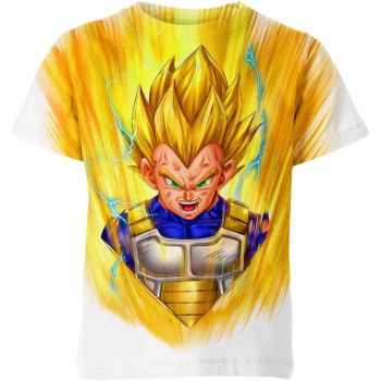 Dazzling Saiyan Radiance - Golden Yellow Vegeta Shirt