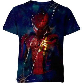 Deep Blue Spider-man Man No Way Home T-Shirt: Exude Confidence