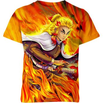 Radiant Spirit: Rengoku From Demon Slayer Shirt