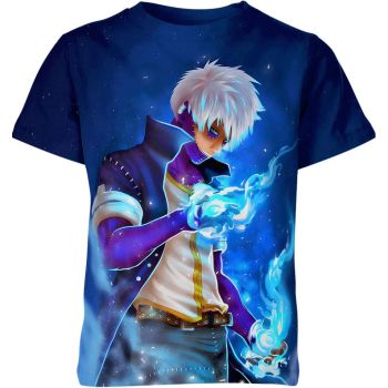 Dabi From My Hero Academia Shirt - Blue