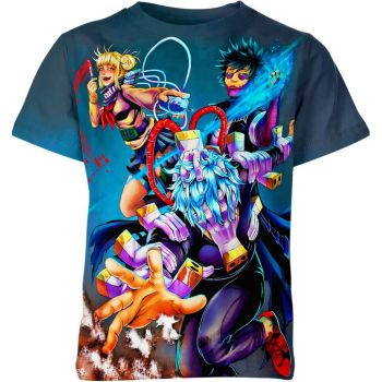 Refreshing Teal and Blue My Hero Academia Shirt
