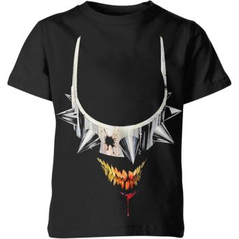 Twisted Wheels: The Batman Who Laughs Jokerized Batmobile Shirt - A Dark Black Tee