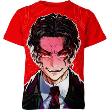 Fiery Red Muzan From Demon Slayer Shirt