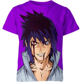 Sasuke's Enigmatic Amethyst Essence Shirt