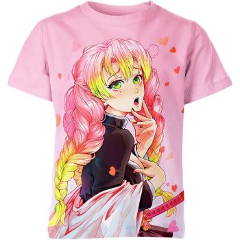 Graceful Pink Mitsuri Kanroji From Demon Slayer Shirt