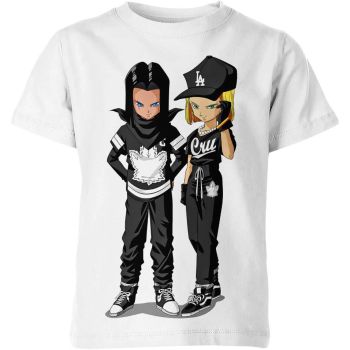 Fusion Phenomenon - Android 17 X 18 X Bape X Supreme Shirt