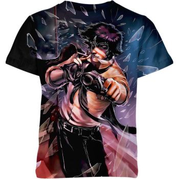 Fearless Spike Spiegel in Multicolor Shirt